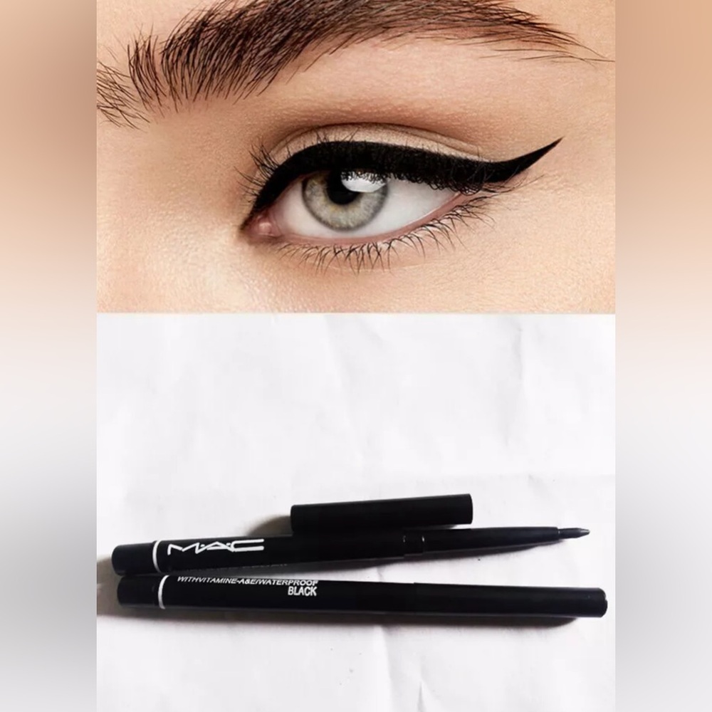 MAC Retractable Waterproof Eyeliner Pencil w / Vitamin A & E - BUY 1 GET 1 FREE! - Picture 2 of 5